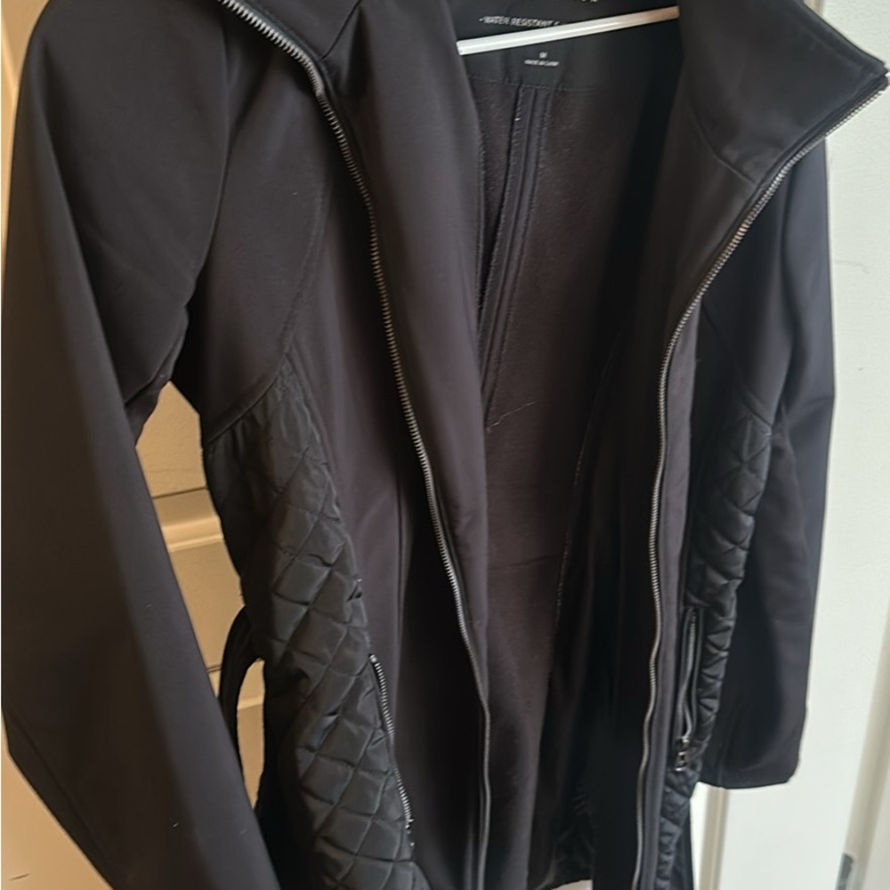 Sebby Black Quilted Utility Jacket